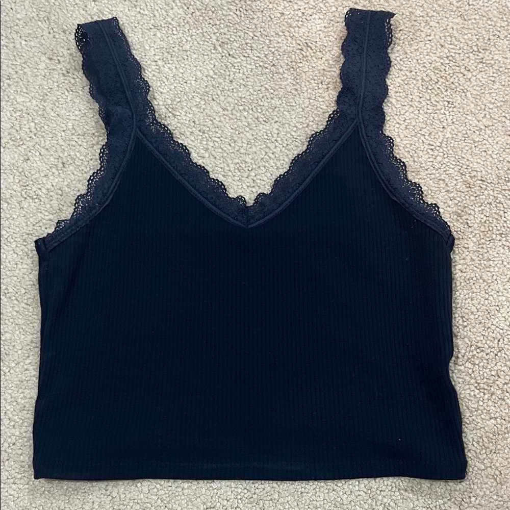 American Eagle Outfitters Black Lace Camisole